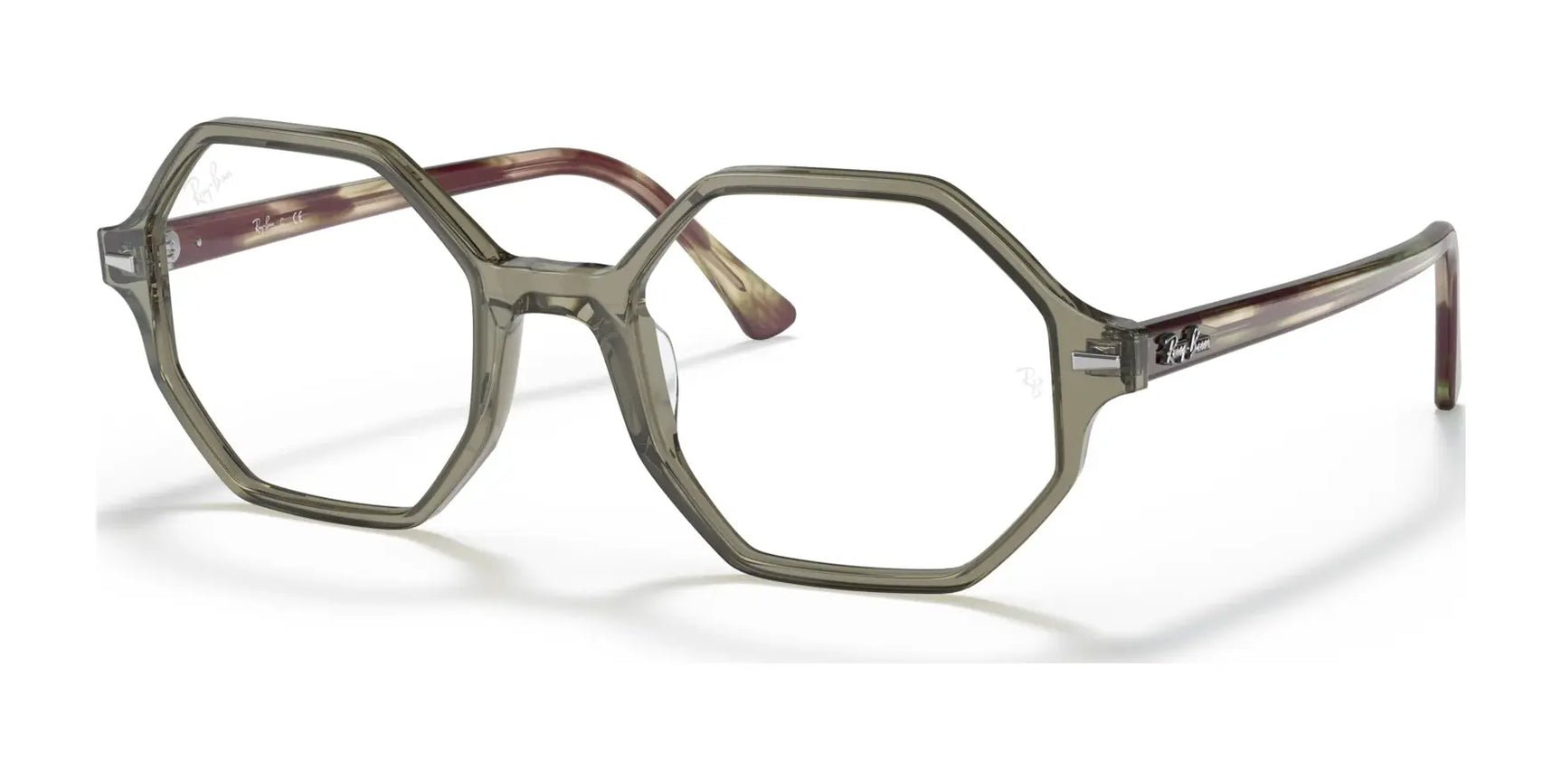 Ray-Ban BRITT RX5472 Eyeglasses Transparent Green