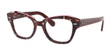 Ray-Ban STATE STREET RX5486 Eyeglasses Havana On Transparent Purple