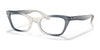 Ray-Ban LADY BURBANK RX5499 Eyeglasses / Transparent Blue №8147 / Size 47
