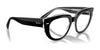 Ray-Ban DOREEN RX5586 Eyeglasses / Black On Transparent №2034 / Size 48