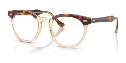 Ray-Ban EAGLEEYE RX5598 Eyeglasses Light Havana On Multicolor