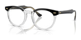 Ray-Ban EAGLEEYE RX5598F Eyeglasses Black On Transparent