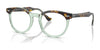 Ray-Ban EAGLEEYE RX5598F Eyeglasses | Size 51 / Havana On Transparent Green №8249