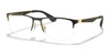 Ray-Ban RX6335 Eyeglasses / Black On Gold №2890 / Size 54