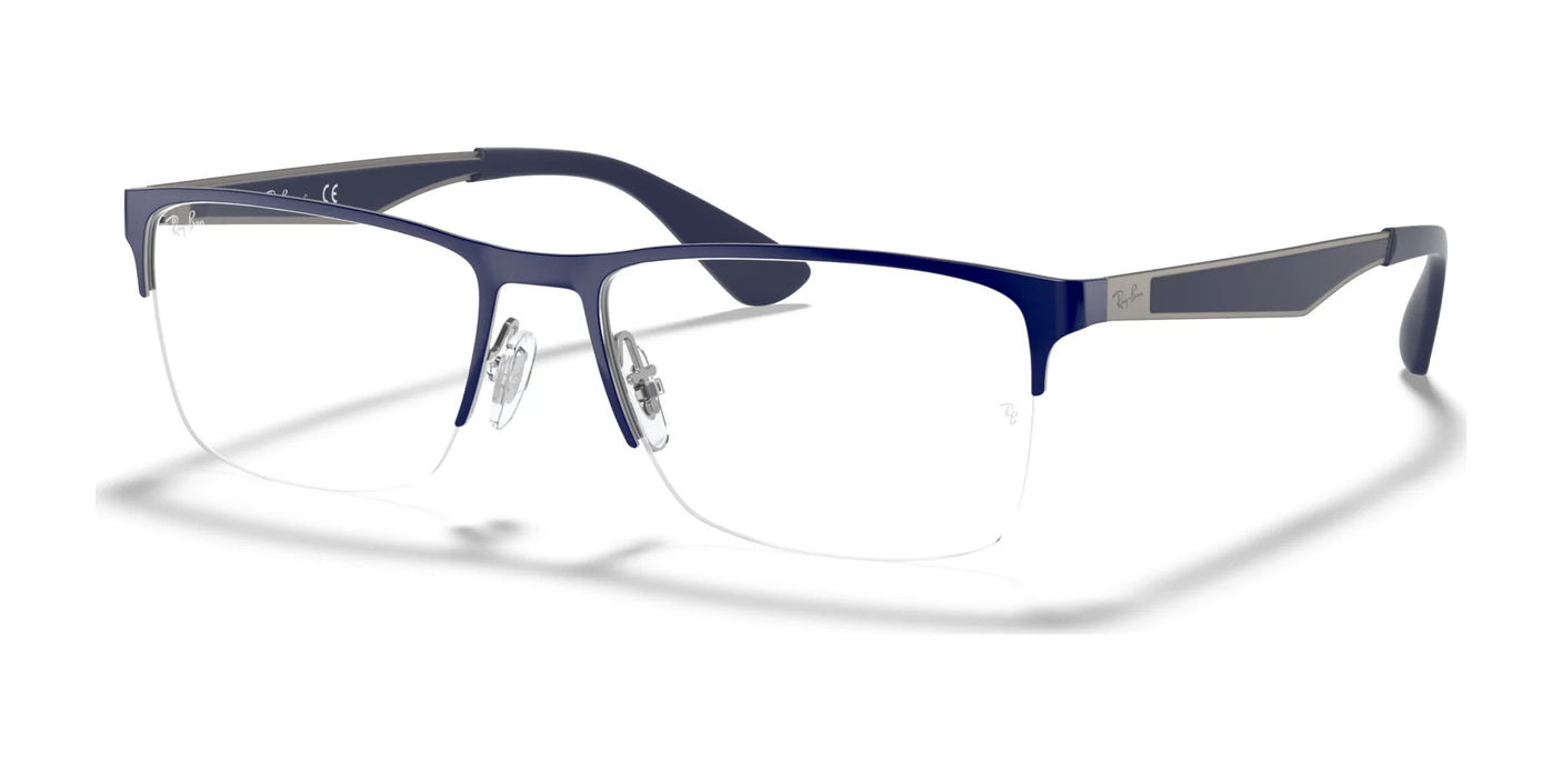 Ray-Ban RX6335 Eyeglasses Blue On Gunmetal