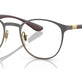 Dark Grey On Gold №3158