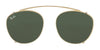 Ray-Ban RX6355C Clip-On Sunglasses / Arista Gold №250071 / G-15 Green (3N 12.9%) / Size 47