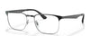 Ray-Ban RX6363 Eyeglasses / Black On Silver №2861 / Size 54