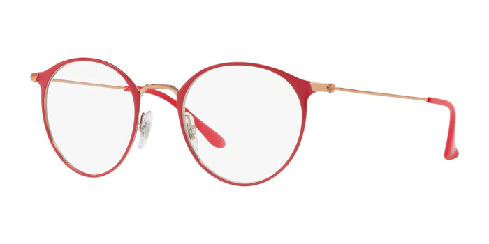 Ray-Ban RX6378 Eyeglasses | Size 47 / Red №2974 / Clear