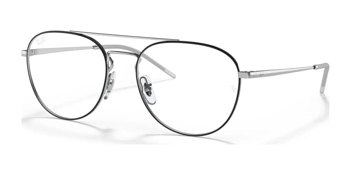 Ray-Ban RX6414 Eyeglasses / Black On Silver №2983 / Size 53
