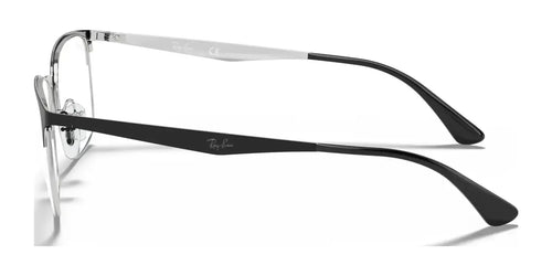 Ray-Ban RX6421 Eyeglasses / Black On Silver №2997 / Size 52