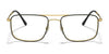 Ray-Ban RX6434 Eyeglasses | Size 55 / Black On Gold №2946