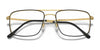 Ray-Ban RX6434 Eyeglasses | Size 55 / Black On Gold №2946