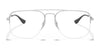 Ray-Ban THE GENERAL GAZE RX6441 Eyeglasses | Size 56 / Silver №2501