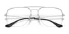 Ray-Ban THE GENERAL GAZE RX6441 Eyeglasses | Size 56 / Silver №2501