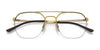 Ray-Ban RX6444 Eyeglasses | Size 53 / Arista Gold №2500 / Clear