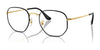 Ray-Ban RX6448 Eyeglasses / Black On Gold №3175 / Size 48