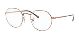 Ray-Ban JACK RX6465F Eyeglasses | Size 53