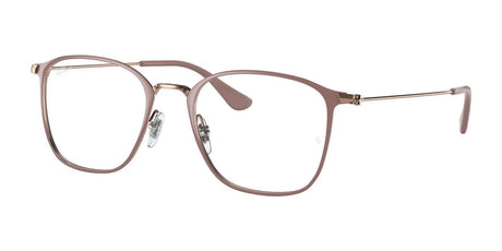 Ray-Ban RX6466 Eyeglasses Beige On Copper