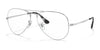 Ray-Ban AVIATOR RX6489 Eyeglasses / Silver №2501 / Size 55