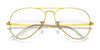 Ray-Ban AVIATOR RX6489 Eyeglasses / Arista Gold №2500 / Size 55