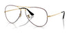 Ray-Ban AVIATOR RX6489 Eyeglasses / Black On Arista №3175 / Size 55