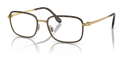 Ray-Ban RX6495 Eyeglasses Havana On Gold