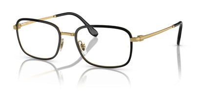 Ray-Ban RX6495 Eyeglasses Black On Gold