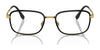 Ray-Ban RX6495 Eyeglasses | Size 54 / Black On Gold №2991