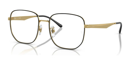 Ray-Ban RX6503D Eyeglasses Black On Gold