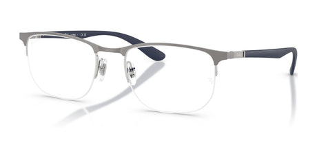 Ray-Ban RX6513 Eyeglasses Matte Gunmetal On Silver