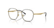 Ray-Ban RX6515D Eyeglasses Black On Gold