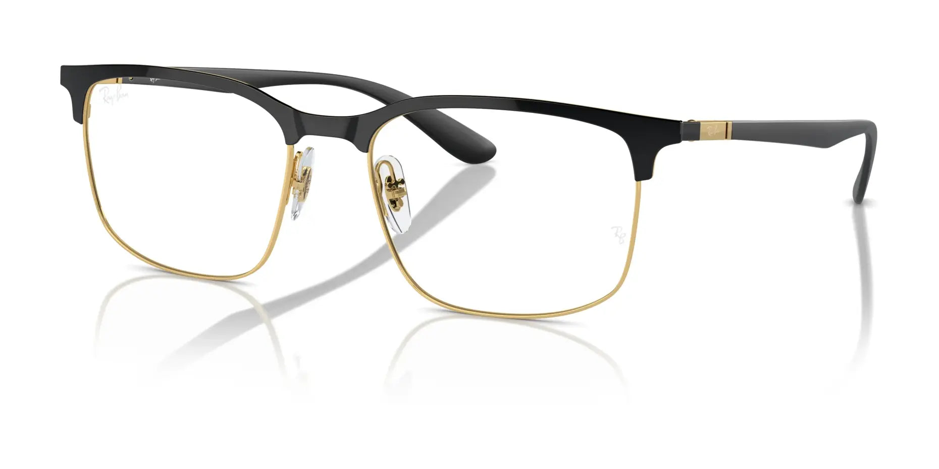 Ray-Ban RX6518 Eyeglasses Black On Gold