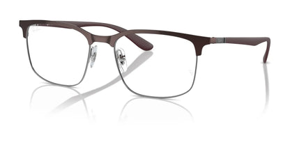 Ray-Ban RX6518 Eyeglasses Brown On Gunmetal