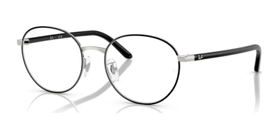 Ray-Ban RX6538D Eyeglasses Black On Silver