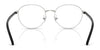 Ray-Ban RX6538D Eyeglasses | Size 53 / Black On Silver №2861