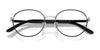 Ray-Ban RX6538D Eyeglasses | Size 53 / Black On Silver №2861