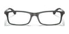 Ray-Ban RX7017 Eyeglasses / Black On Green №5197 / Size 54