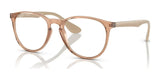 Ray-Ban ERIKA RX7046 Eyeglasses Transparent Brown