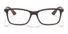 Ray-Ban RX7047 Eyeglasses / Polished Red Havana №5847 / Size 54