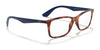 Ray-Ban RX7047 Eyeglasses / Polished Red Havana №5847 / Size 54