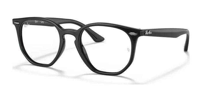 Ray-Ban HEXAGONAL RX7151 Eyeglasses | Size 52 / Black №2000