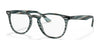 Ray-Ban RX7159 Eyeglasses / Striped Blue Grey №5750 / Size 50