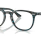 Transparent Fantasy Blue & Grey №8394