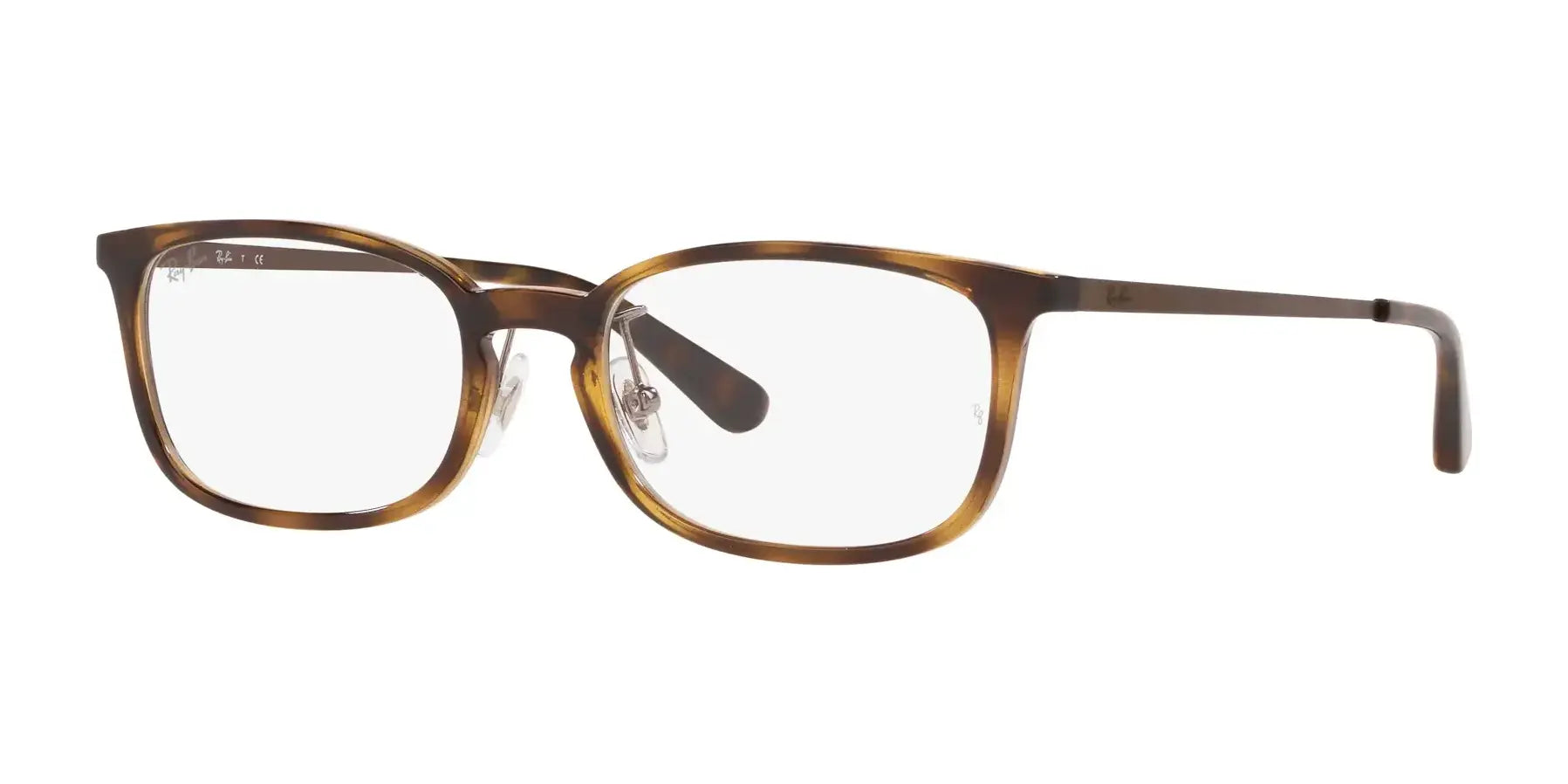 Ray-Ban RX7182D Eyeglasses Dark Havana