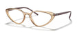 Ray-Ban RX7188 Eyeglasses Transparent Light Brown / Clear