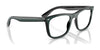 Ray-Ban RX7209 Eyeglasses | Size 55 / Green Black №8214