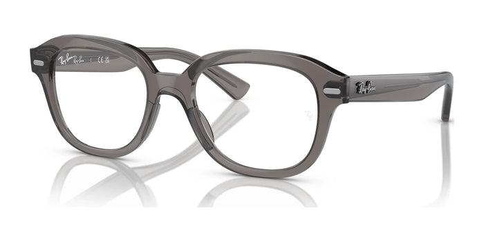 Ray-Ban ERIK RX7215F Eyeglasses | Size 51 / Opal Dark Grey №8257 / Clear