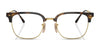 Ray-Ban NEW CLUBMASTER RX7216 Eyeglasses / Beige On Gold №8471 / Size 51