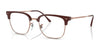 Ray-Ban NEW CLUBMASTER RX7216 Eyeglasses / Bordeaux On Rose Gold №8209 / Size 49